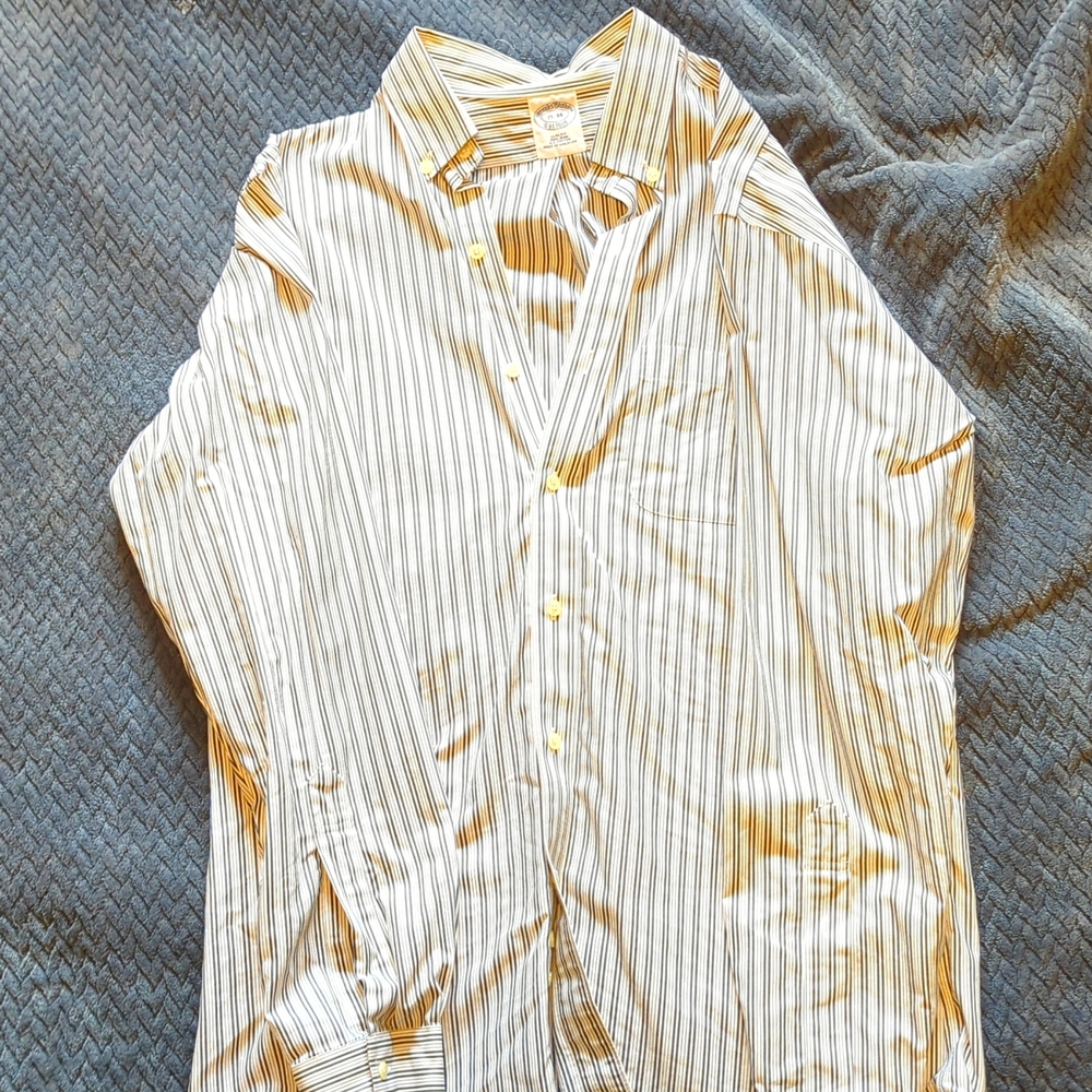 Brooks brothers striped dress shirt